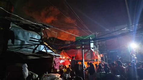 Over 140 houses gutted, 1,800 people left homeless in Tondo fire.